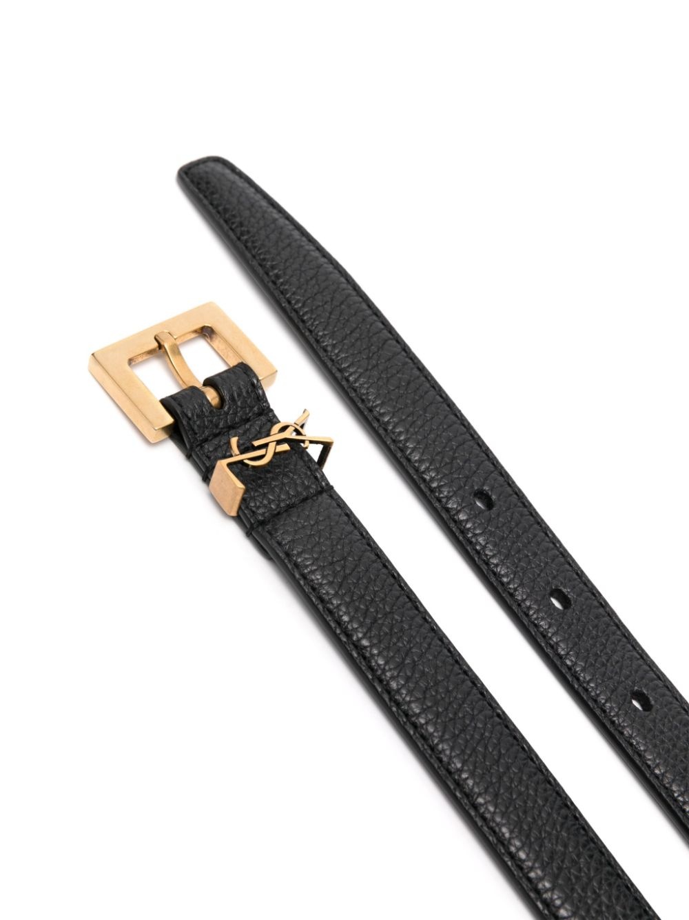 monogram square-buckle belt - 2
