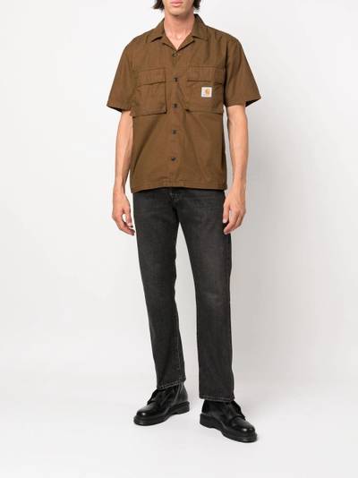 Carhartt logo-patch short-sleeve shirt outlook