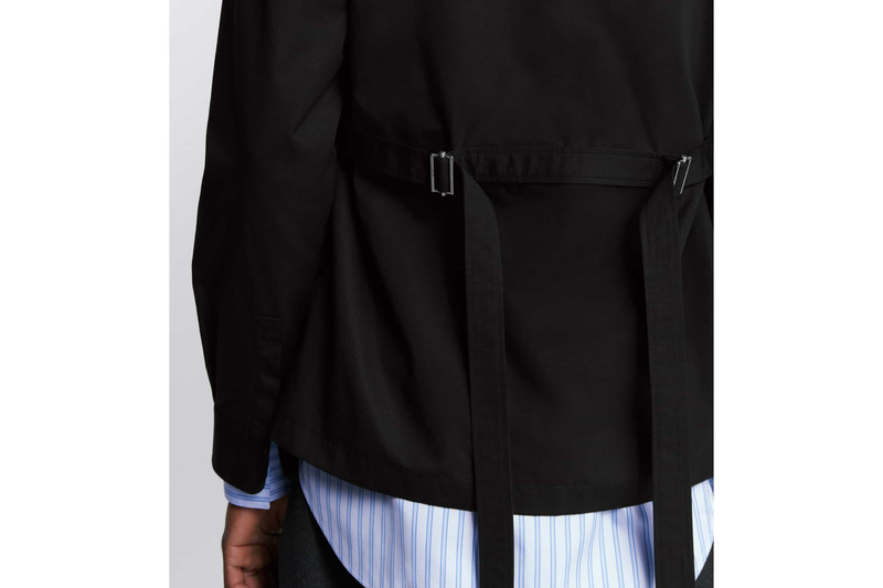Dior Christian Dior Couture Embroidered Shirt with Rear Belt outlook