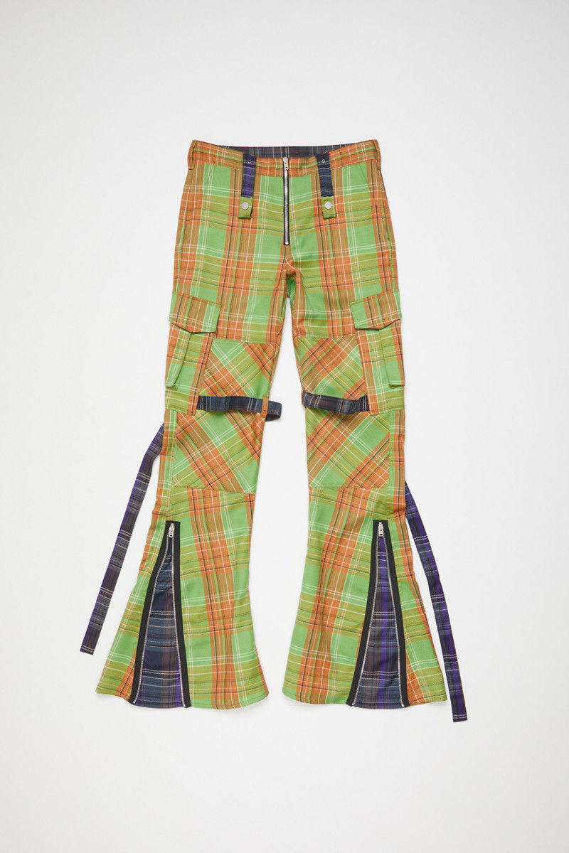 Cargo check trousers - Green/brown 7