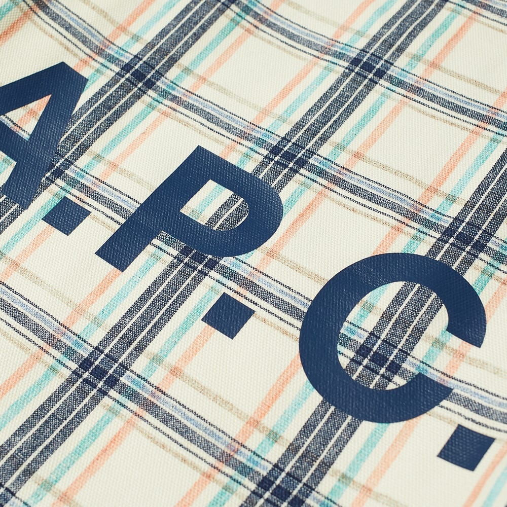 A.P.C. Lou Check Tote Bag - 2