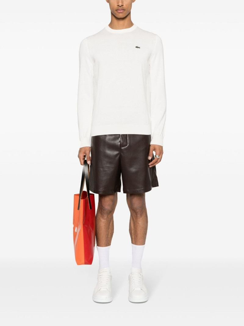 LACOSTE logo-patch jumper outlook
