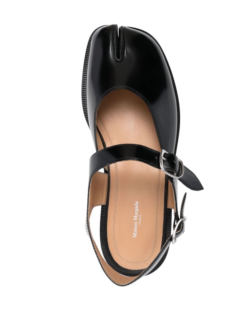 Tabi-toe leather sandals - 4
