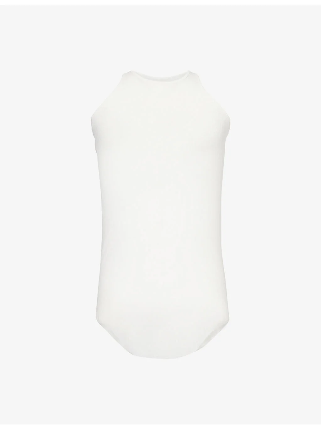 Basic Rib Sleeveless Woven Top - 1