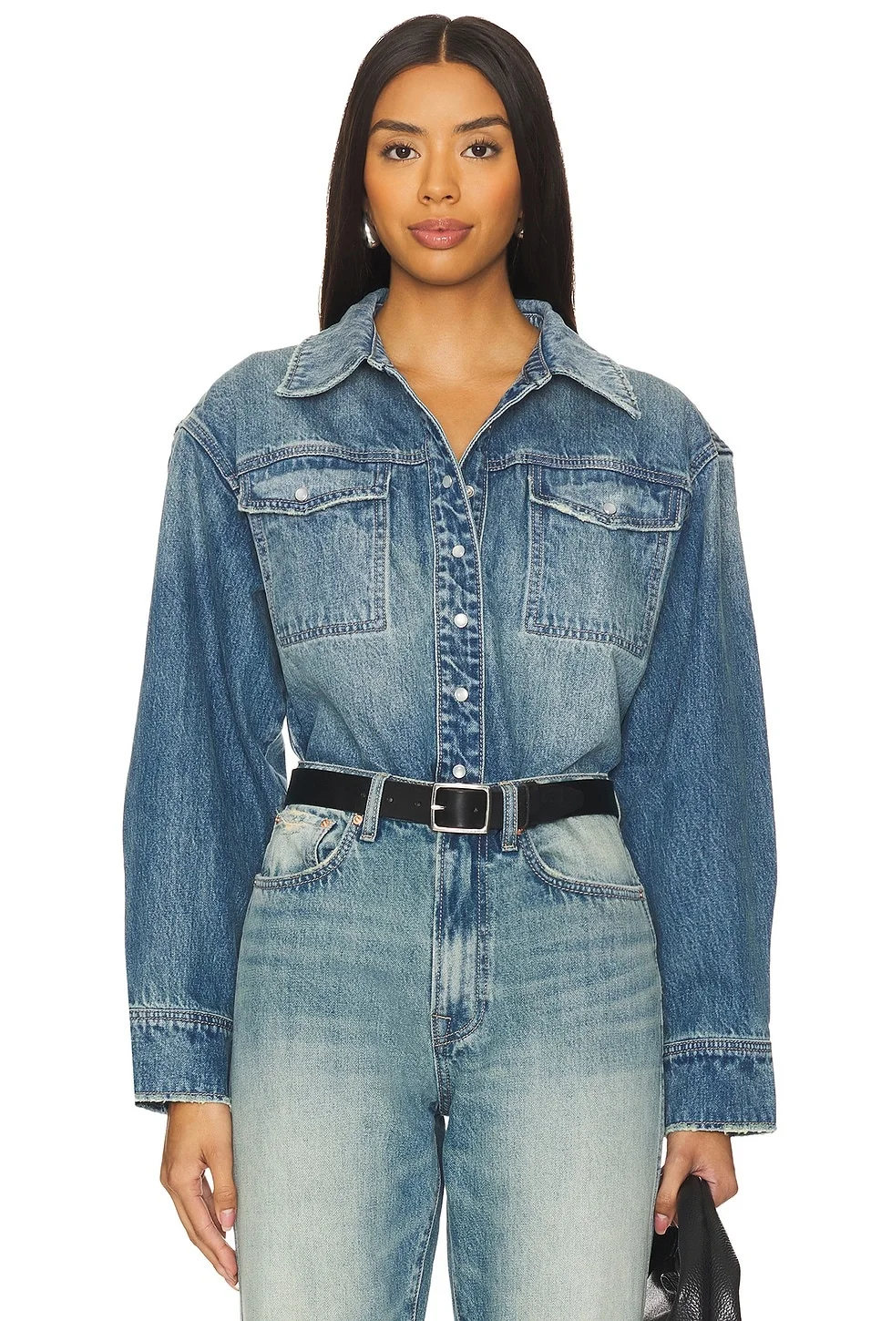 Michaela Denim Shirt - 1