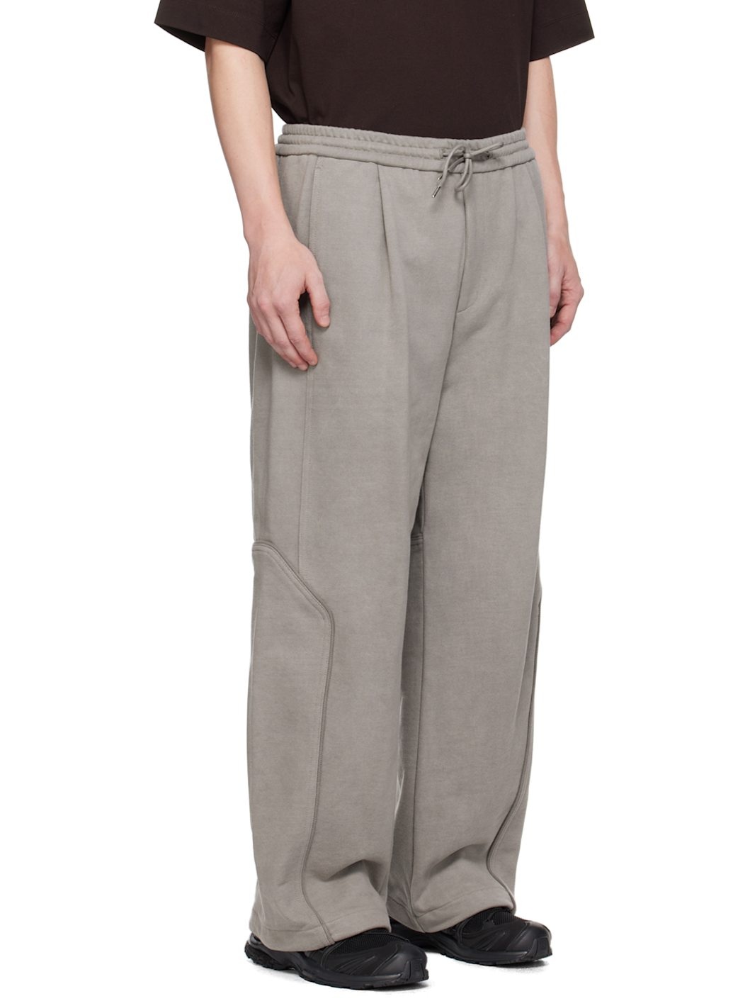 Gray Drawstring Sweatpants - 2