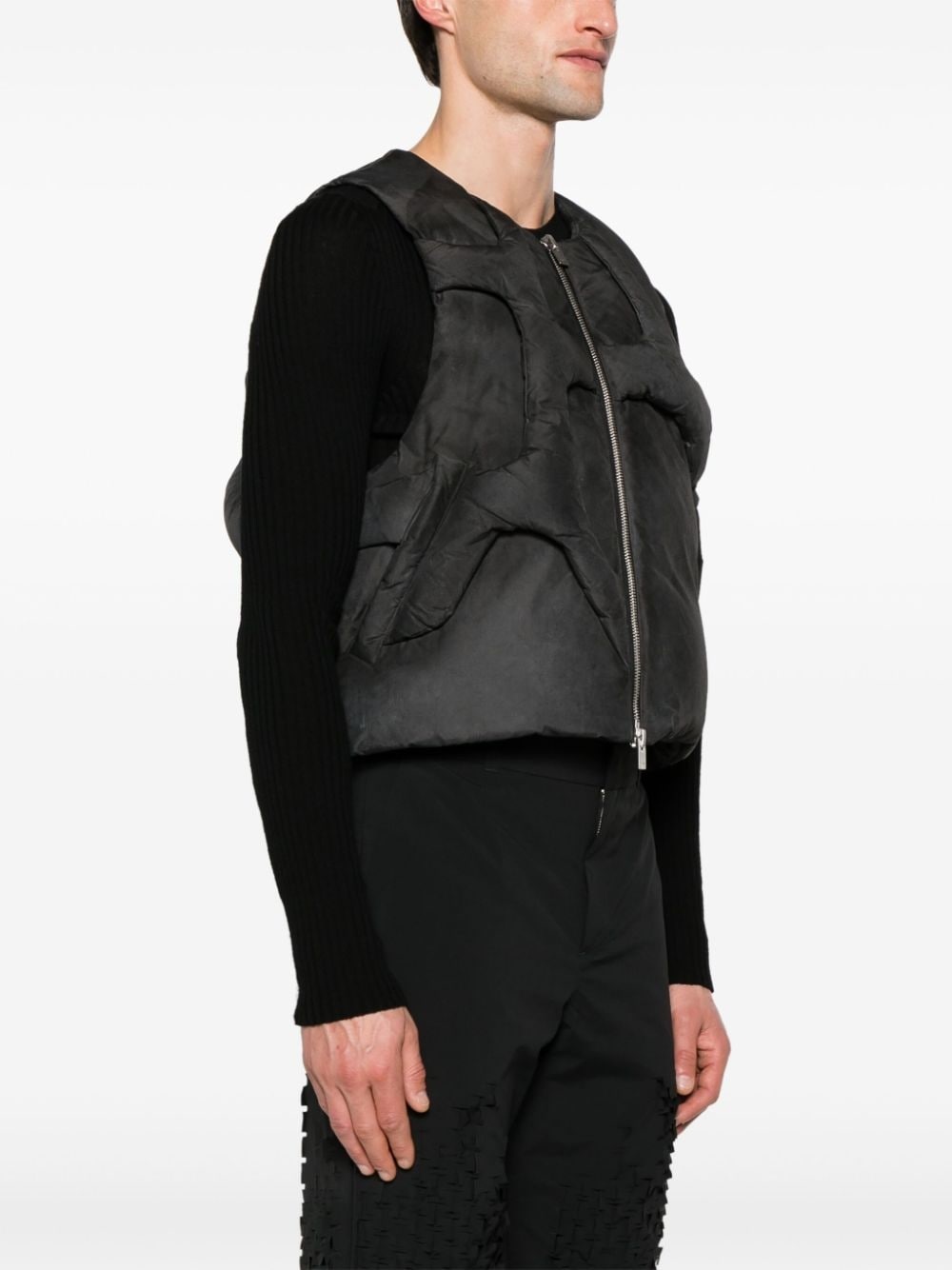 Diffusion panelled down gilet - 3