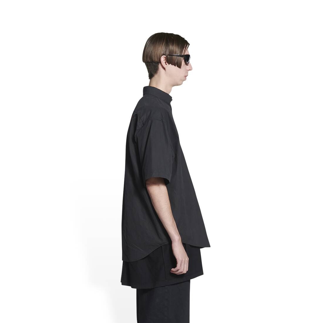 Men's Bb Icon Short Sleeve Shirt Large Fit in Black - 3