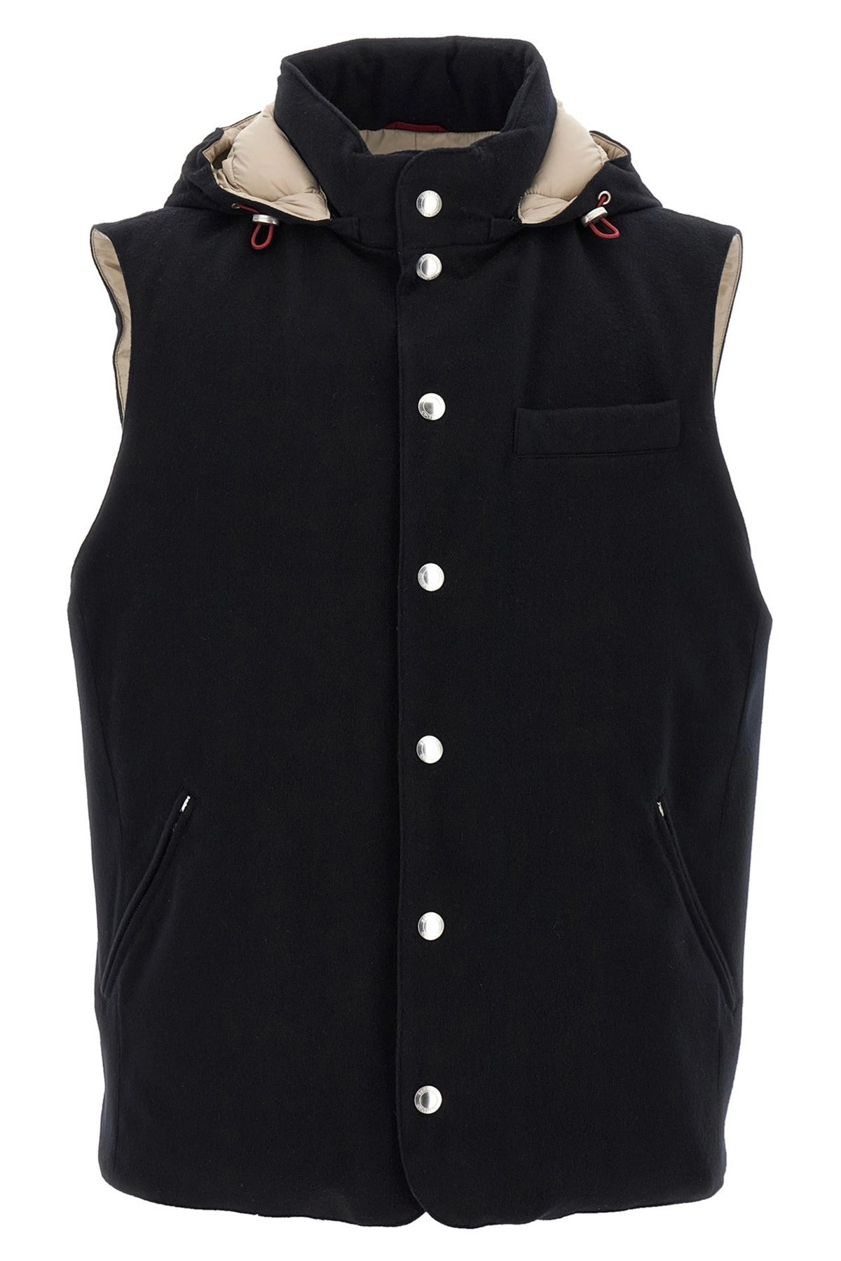 Brunello Cucinelli Men Padded Wool Vest - 1