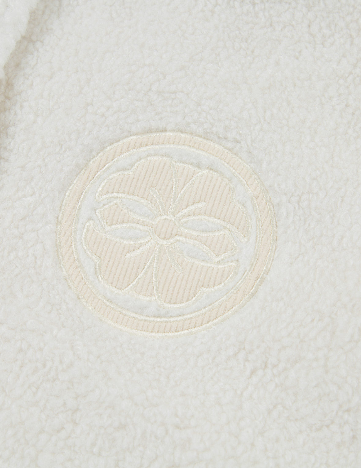 CORDUROY BLOCKED ZIP-UP SHERPA COAT - 8