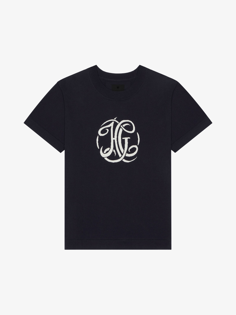 T-SHIRT IN KNIT WITH HG JACQUARD 1