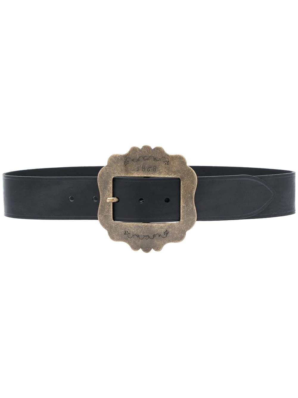 faded buckle belt - 1