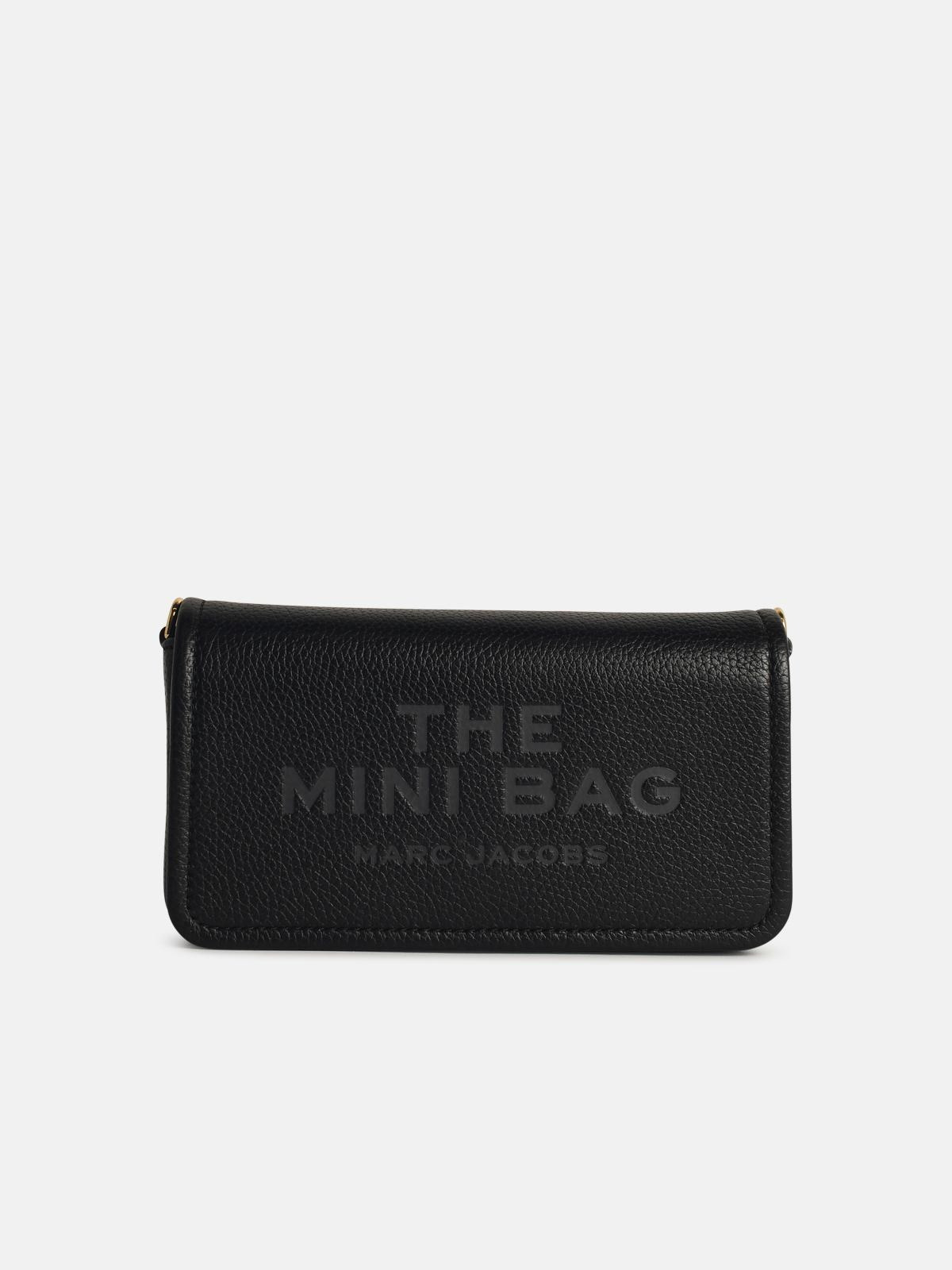 MINI BAG IN BLACK LEATHER - 1
