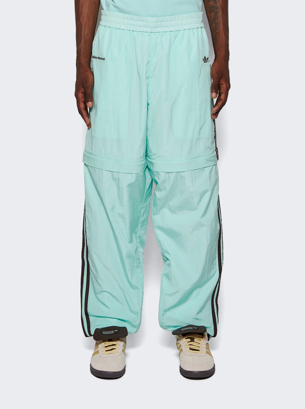 X Wales Bonner Nylon Track Pants Clear Mint - 3