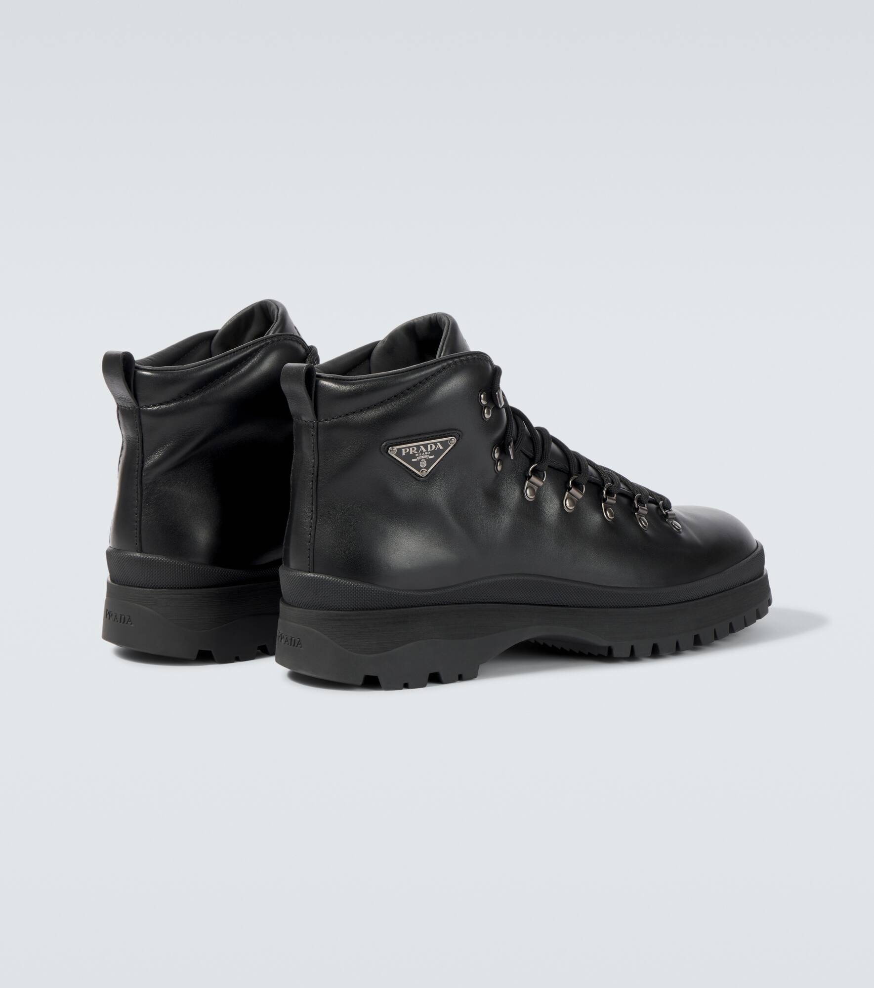 Brixxen leather lace-up boots - 6