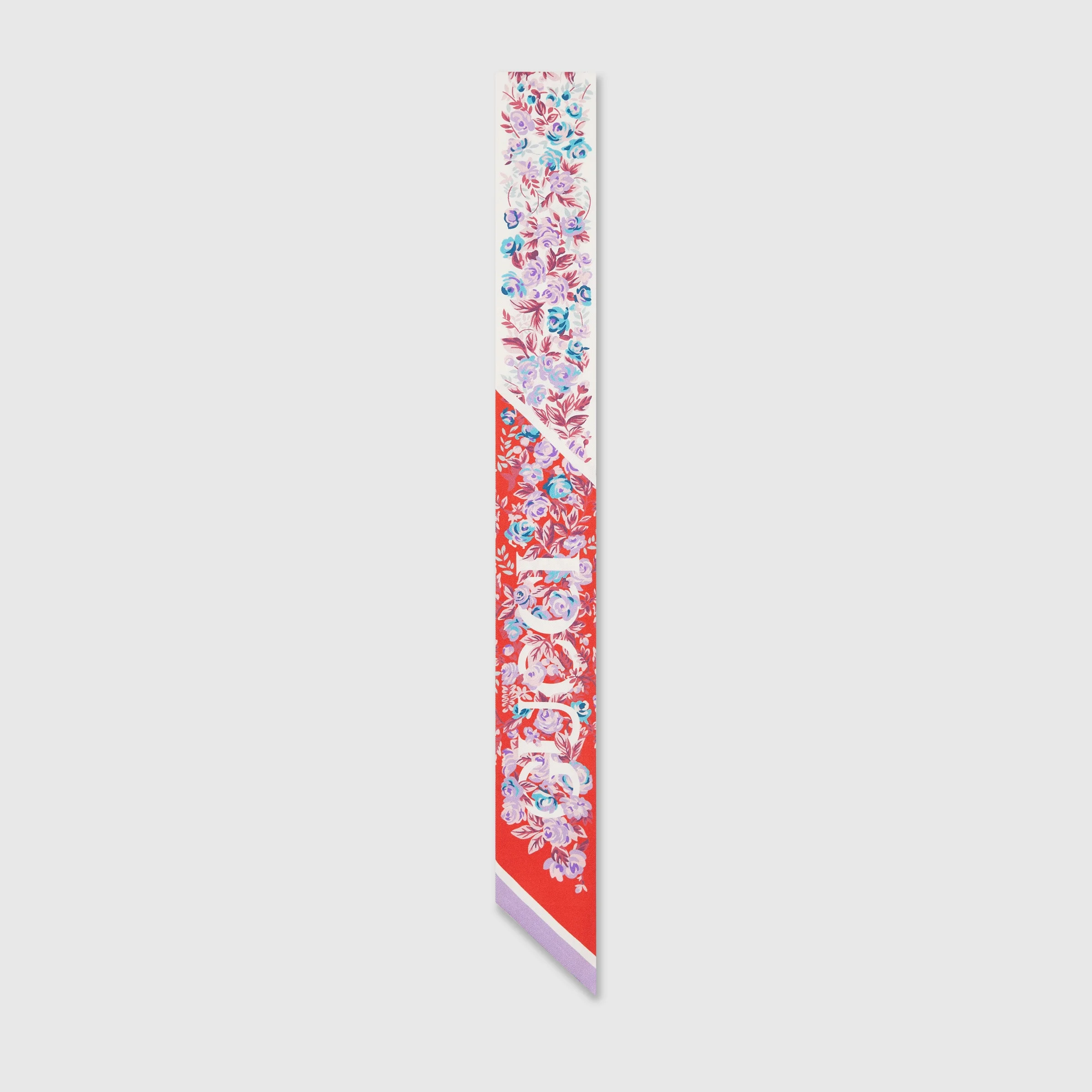 Printed silk twill ribbon - 1
