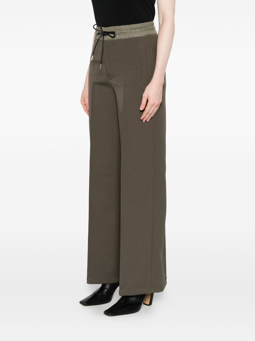 drawstring-waist trousers - 3