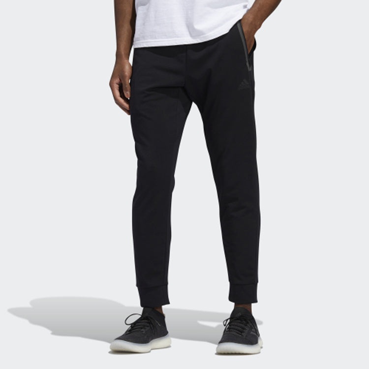 adidas M Pnt Sj Reg Zipper Casual Sports Pants Black FT2841 - 3