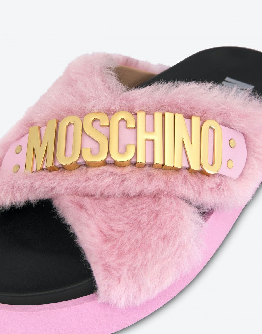SOFT FABRIC FLAT SANDALS - 4