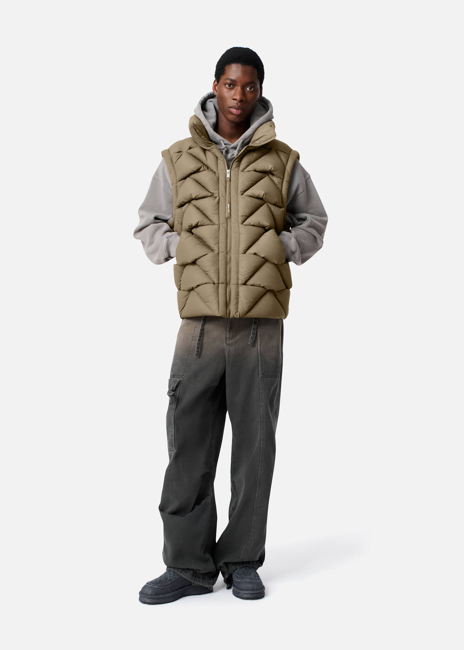 Knit Puffer Vest - 4