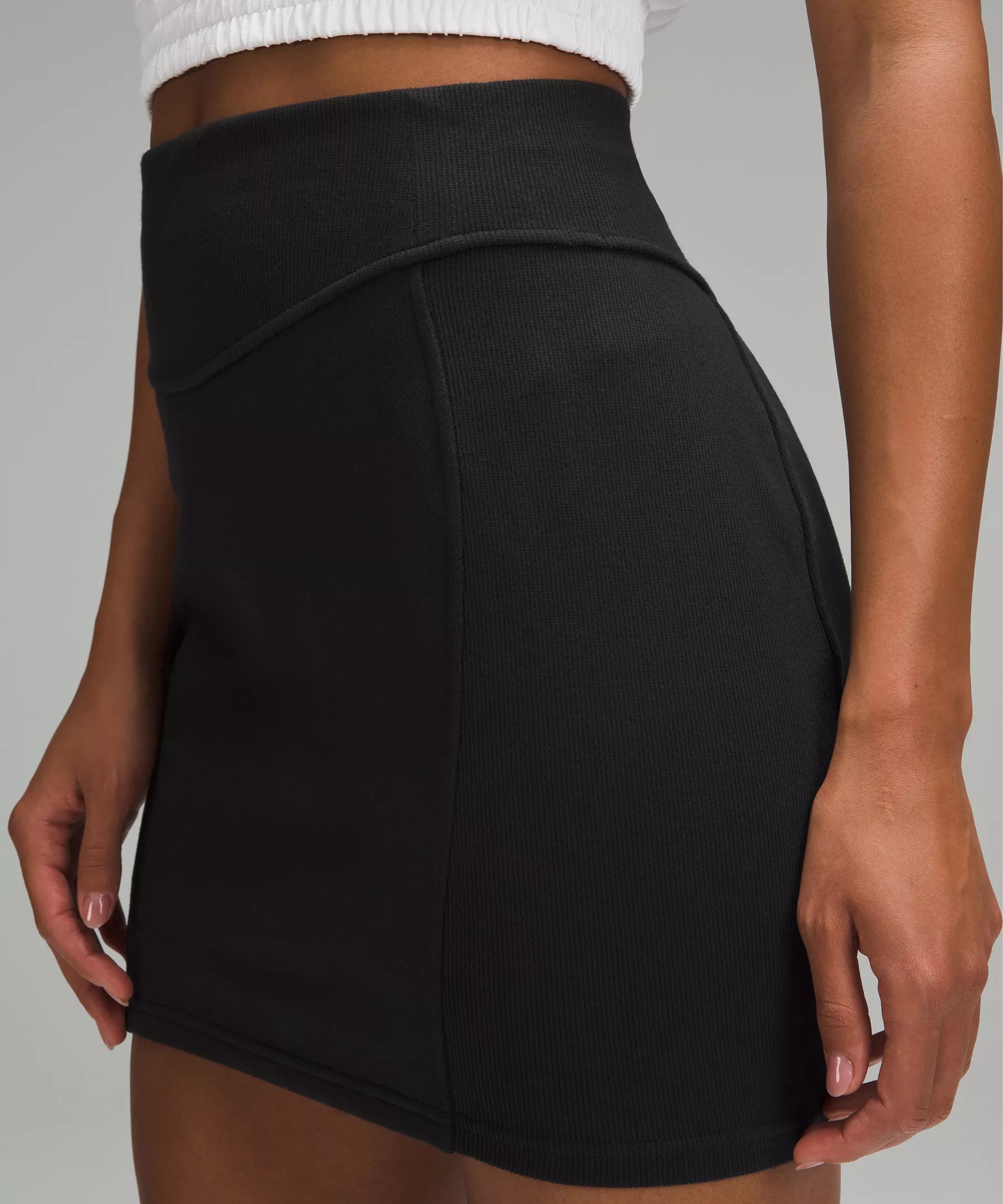 Scuba High-Rise Mini Skirt - 4