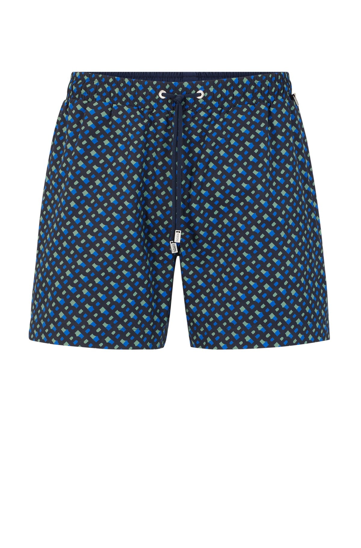 SWIM SHORTS WITH MONOGRAM PRINT - 1