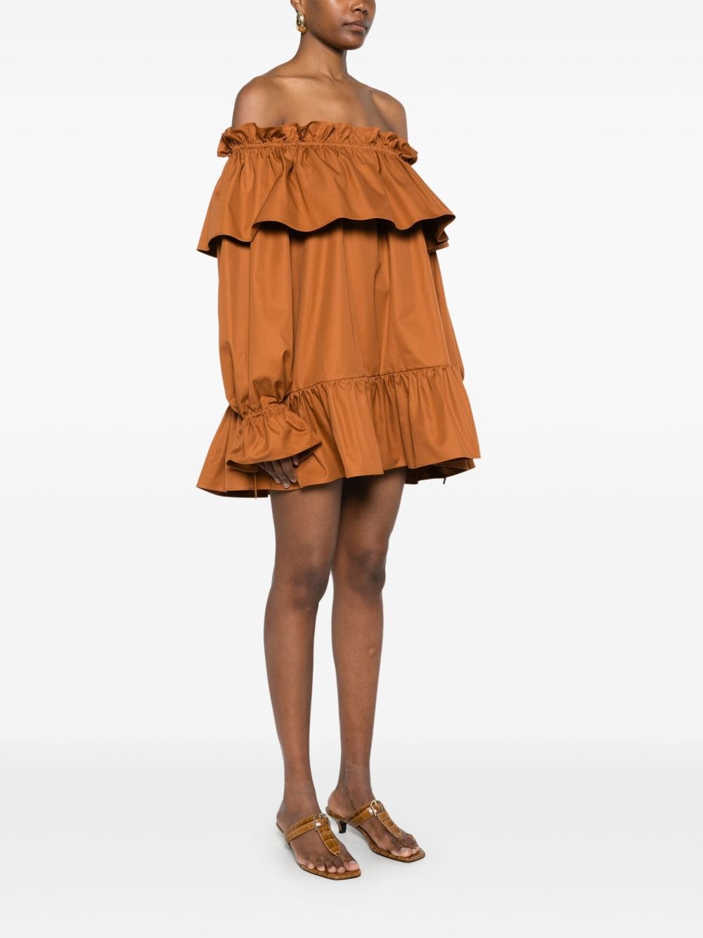 ruffled mini dress - 3
