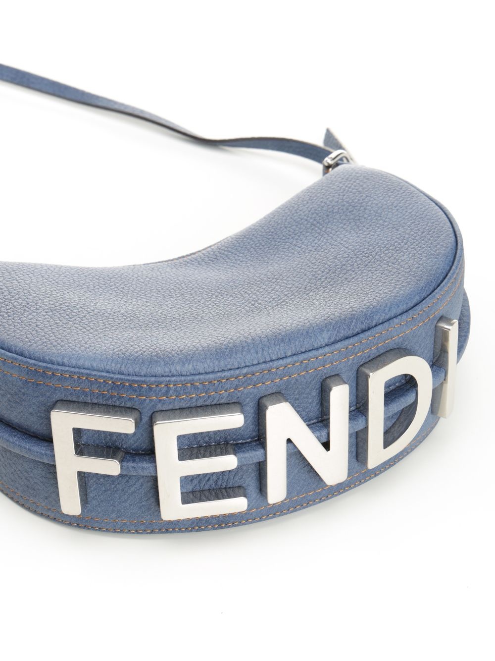 Fendigraphy Handbags Blue - 5