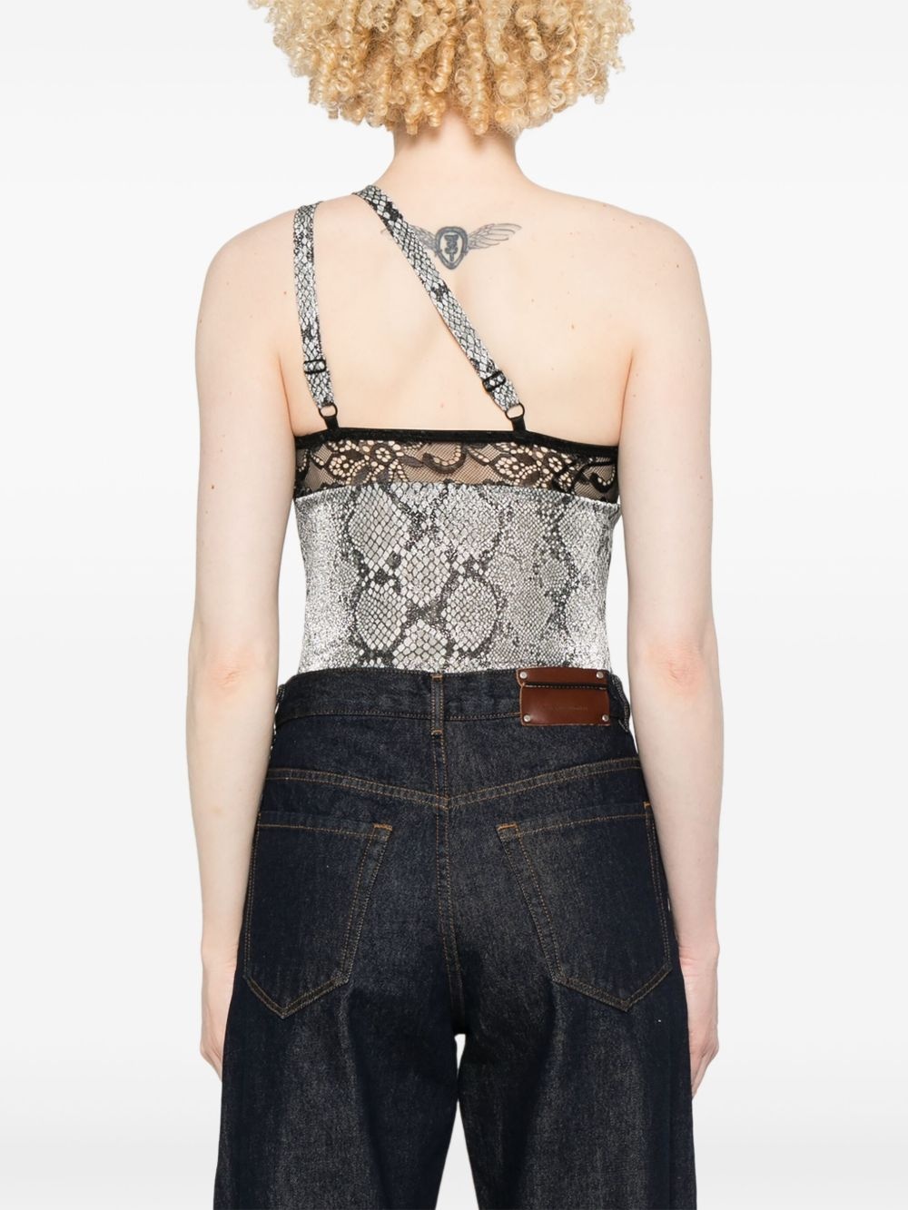 asymmetric bodysuit - 4