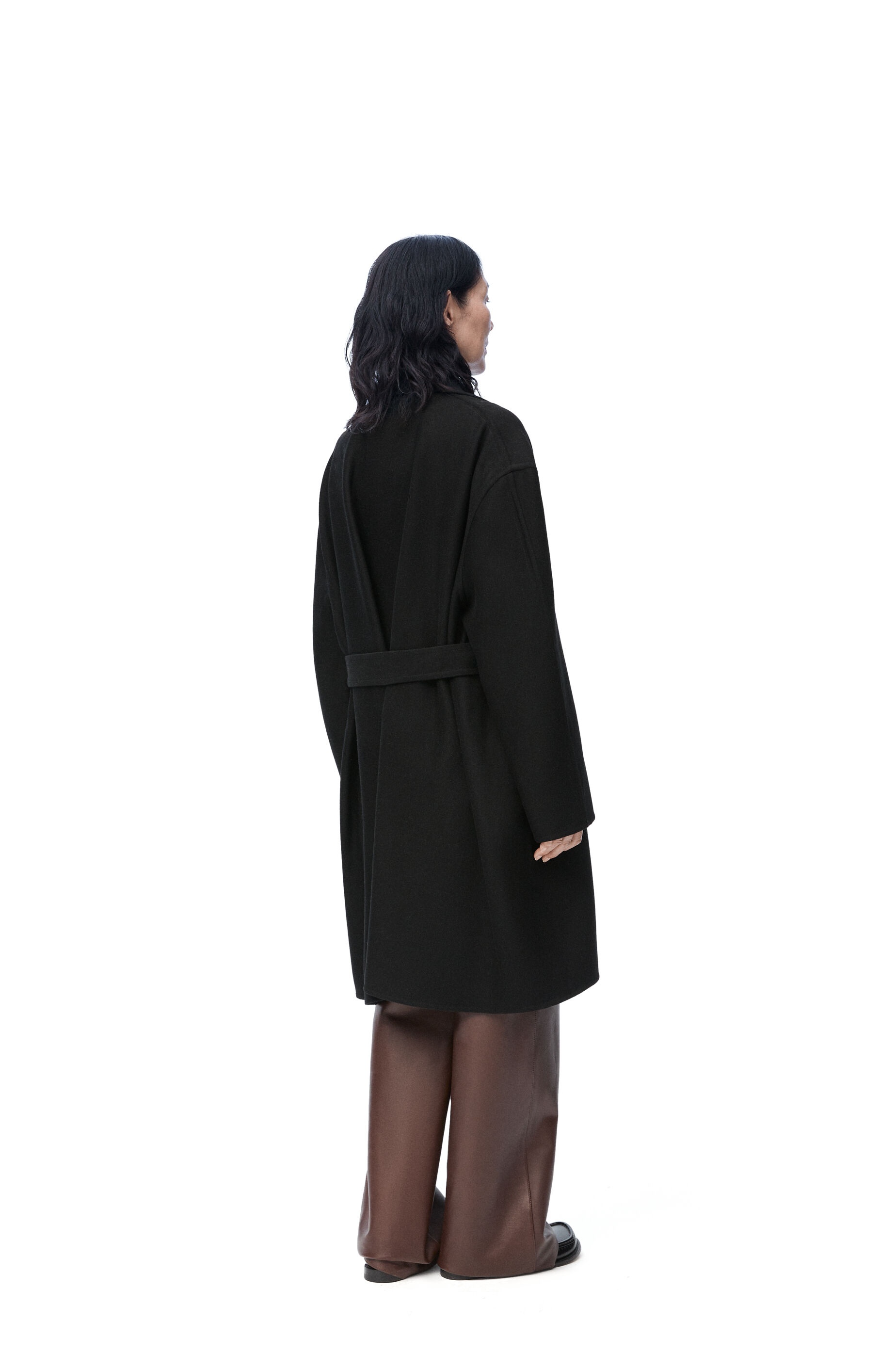 Pebble coat in wool and cashmere - 2