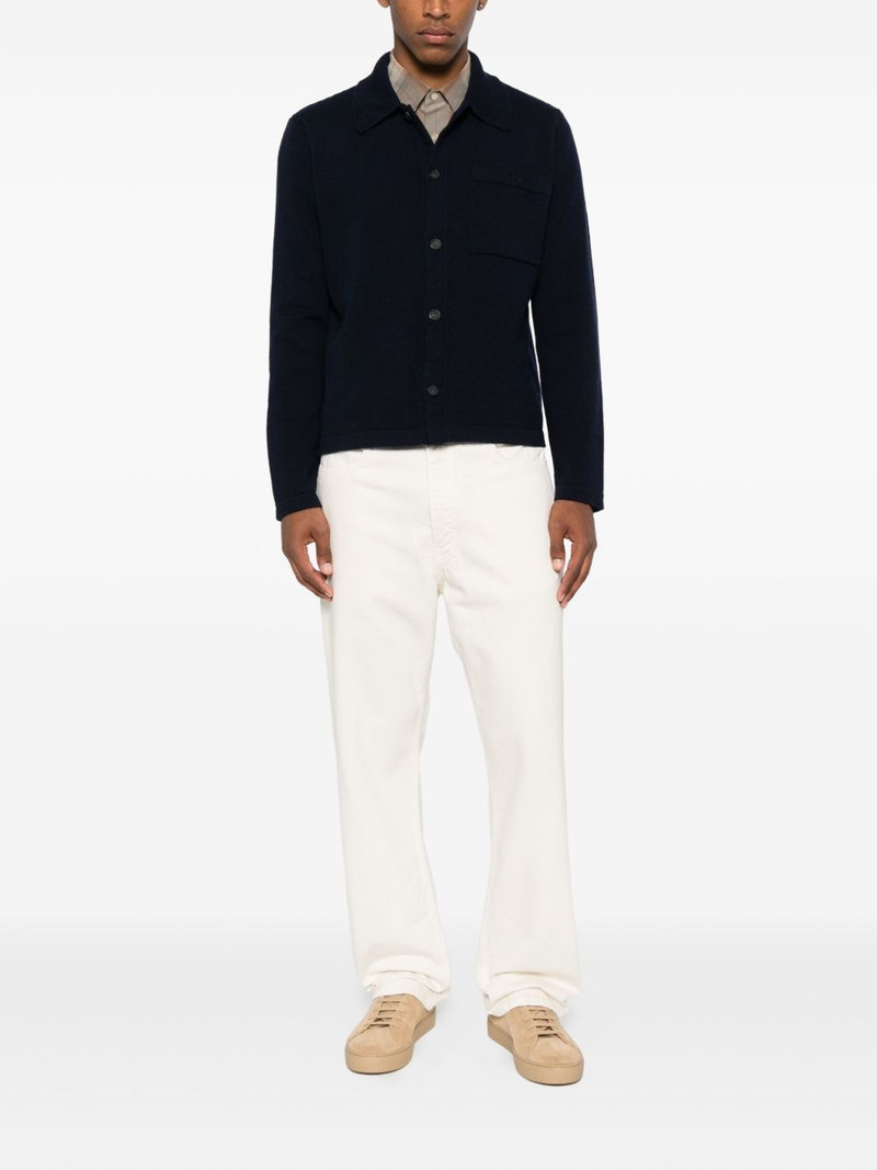 A.P.C. polo-neck buttoned cardigan outlook