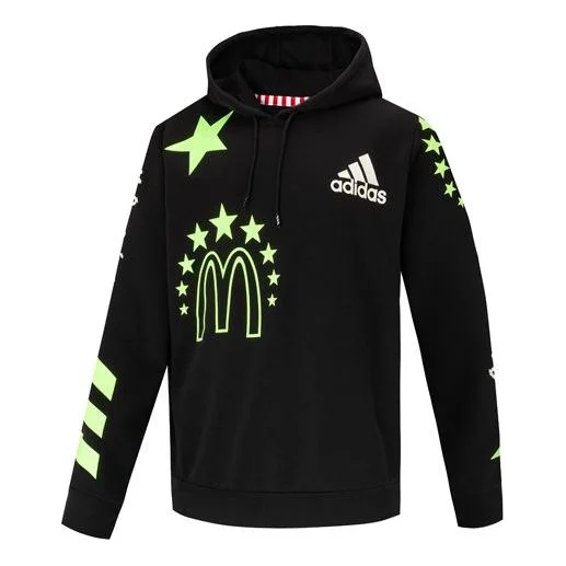Men's adidas Mcdonald Logo Printing Black FI8115 - 1