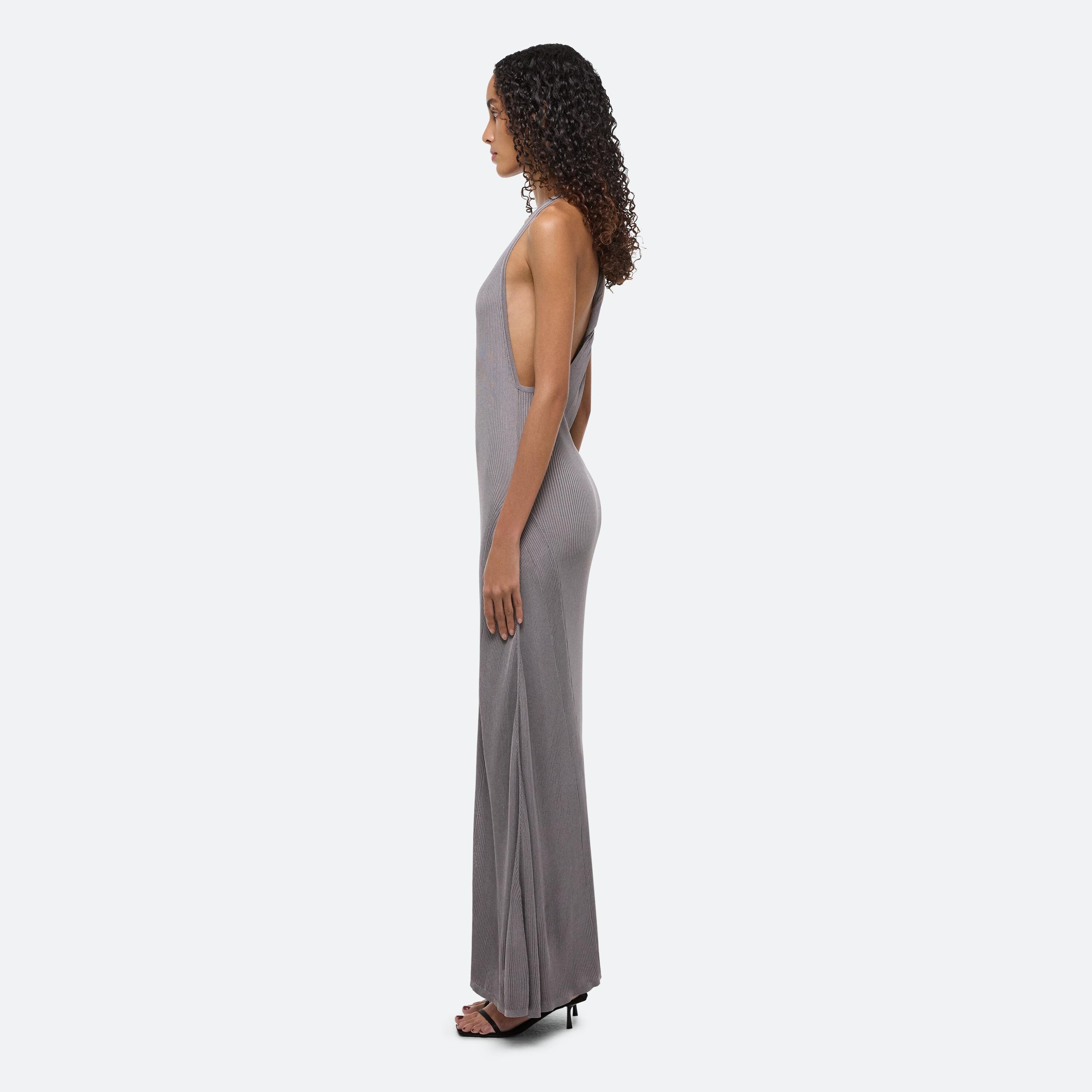 RIBBED TWIST DRESS - 4