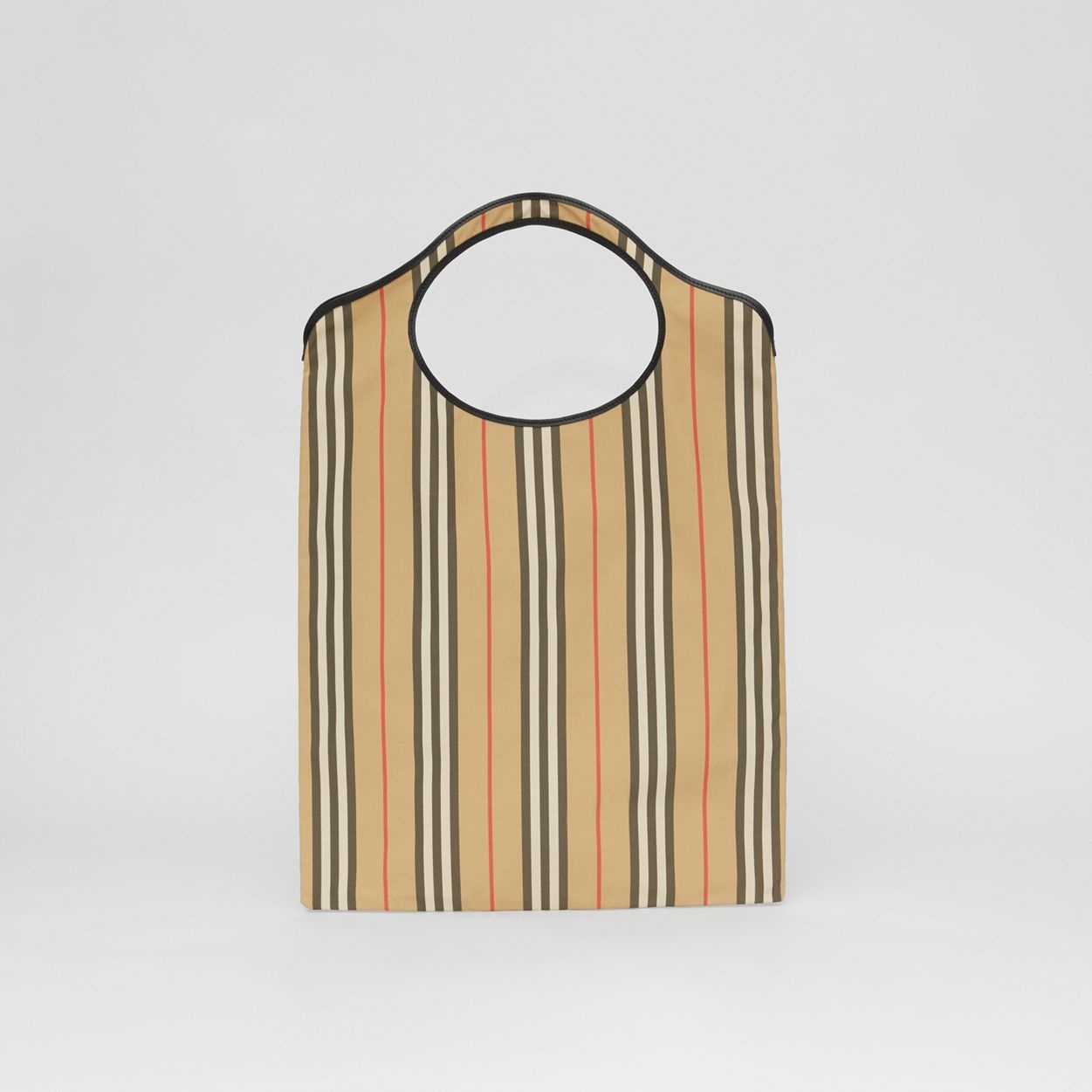 Icon Stripe Nylon Packaway Pocket Tote - 10