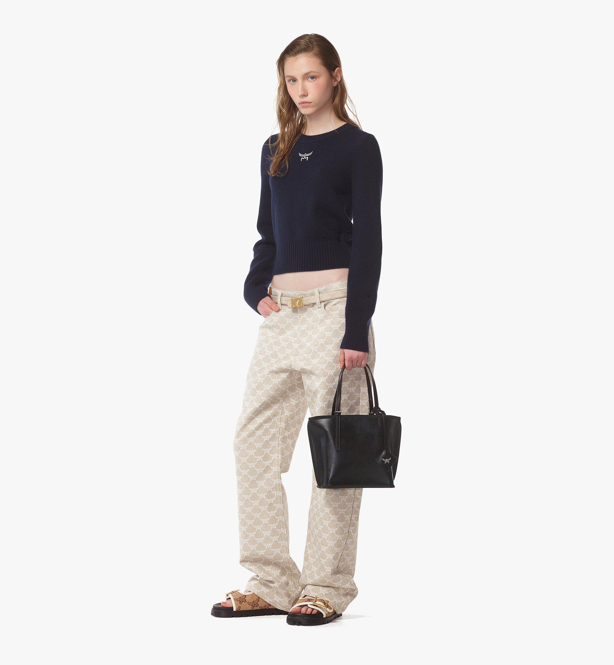 Himmel Shopper in Embossed Logo Leather - 2