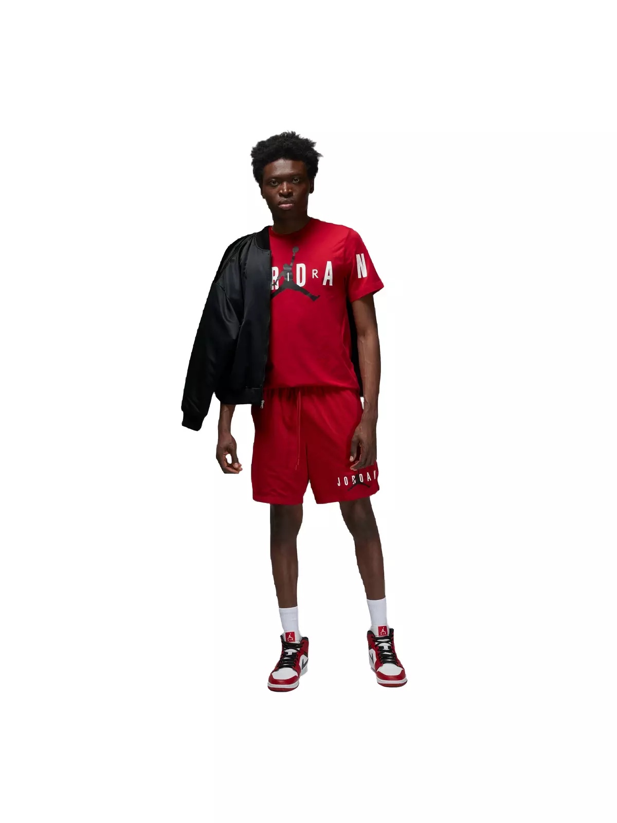 Men's Stretch Tee - Red - 4