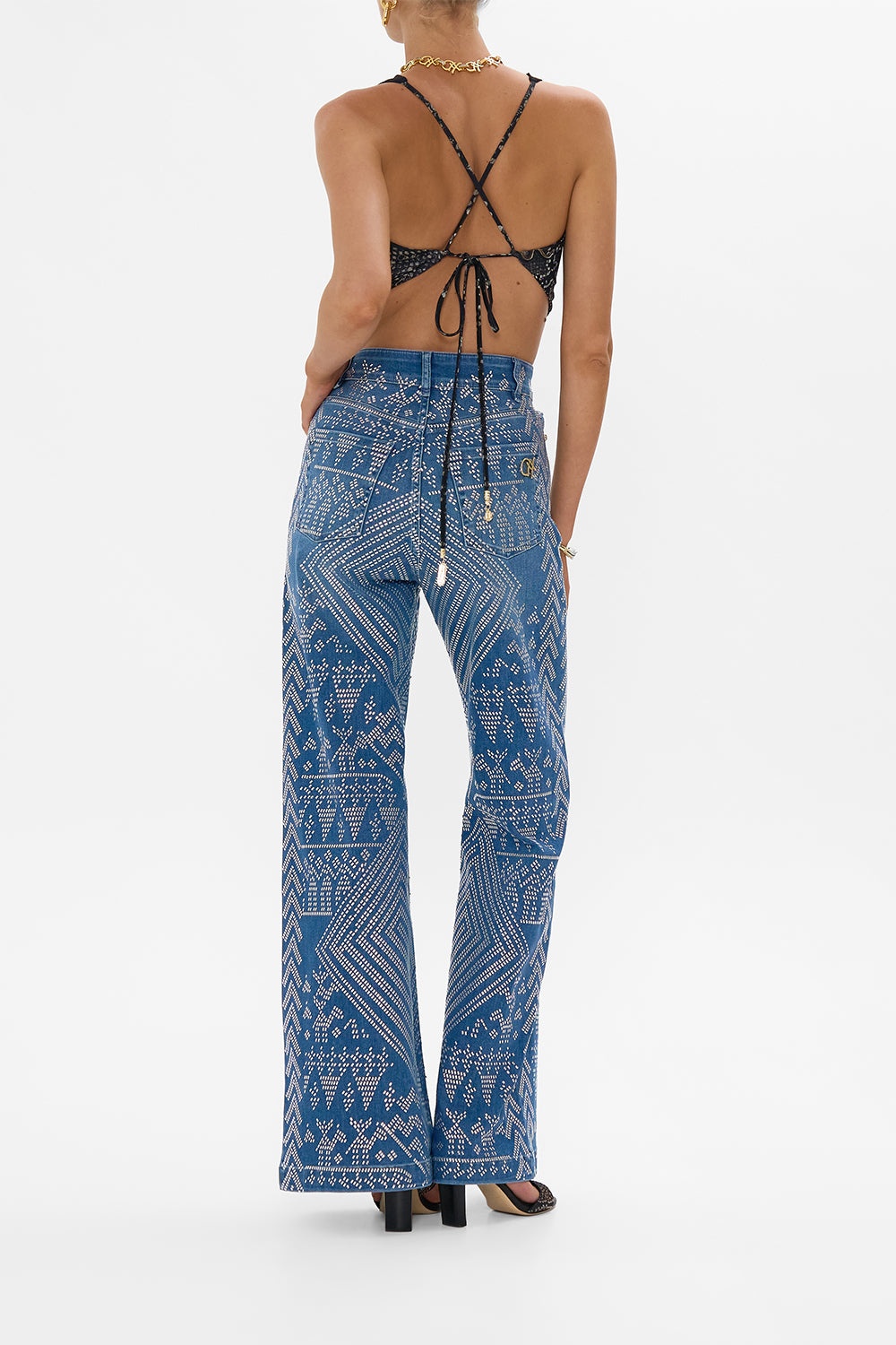 JENNA DESERT REIGN HIGH WAISTED FLARE - 4