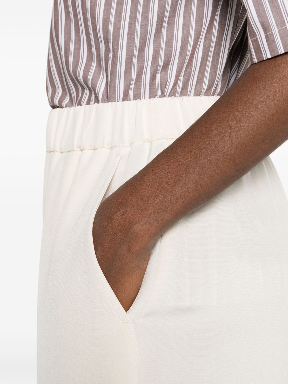 elasticated-waist trousers - 5