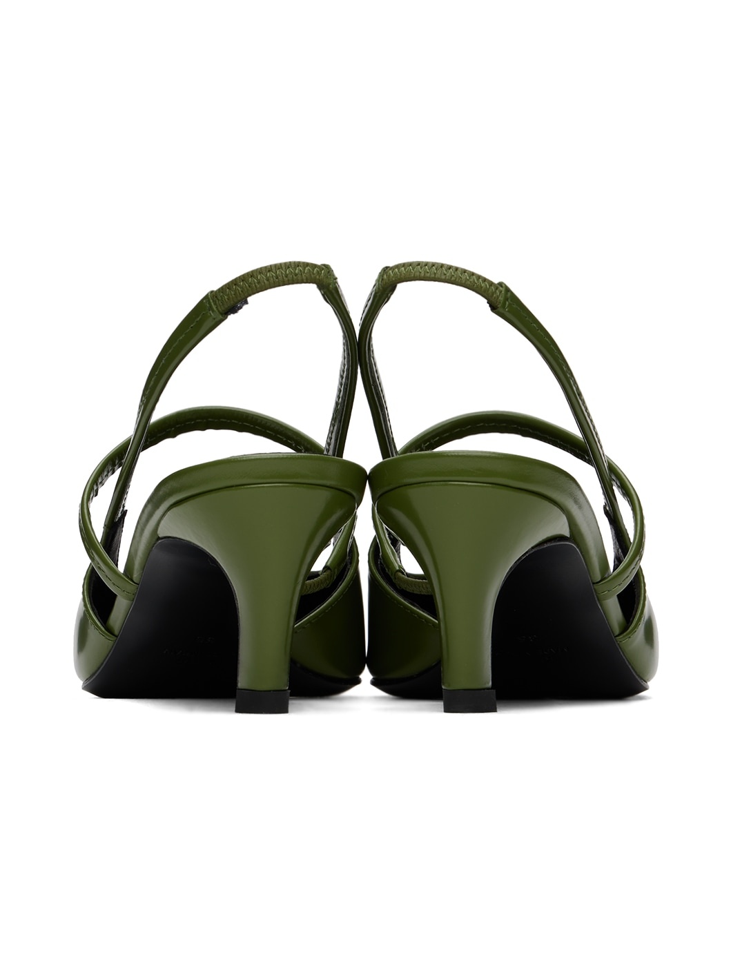 Green 'The Sharp Slingback' Heels - 2