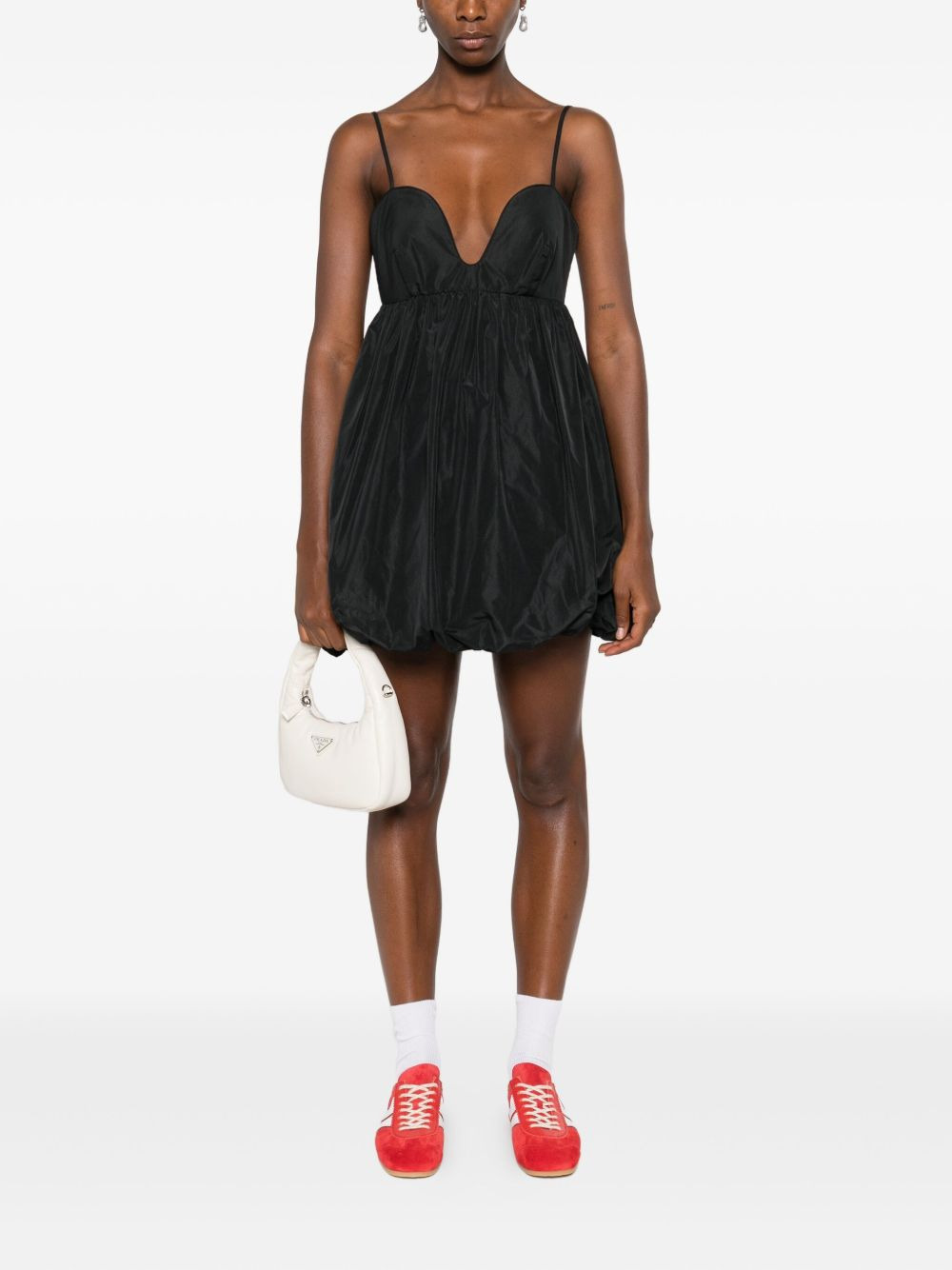 sweetheart-neckline mini dress - 2