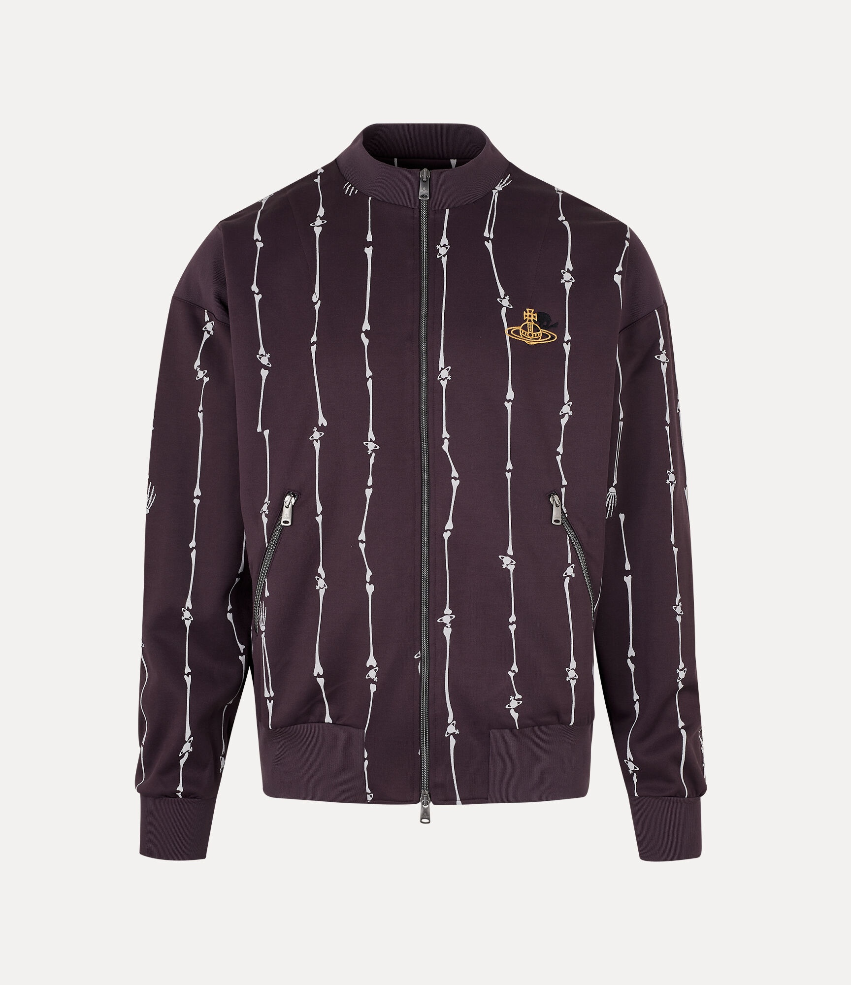 STRIPPED TRACKSUIT JACKET - 1