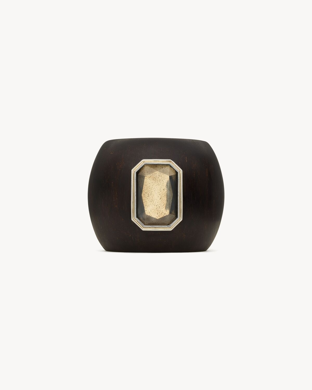 CRYSTAL CUFF IN BAMBOO AND METAL - 2