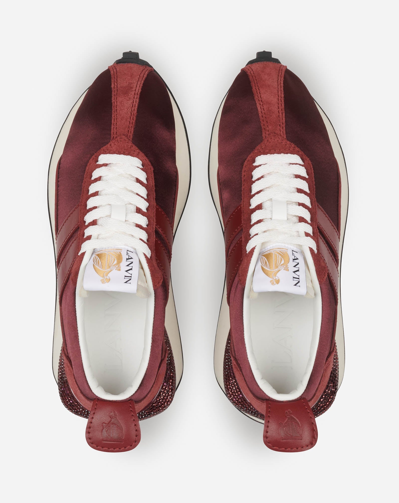 BUMPR SNEAKERS IN SATIN AND RHINESTONES - 3
