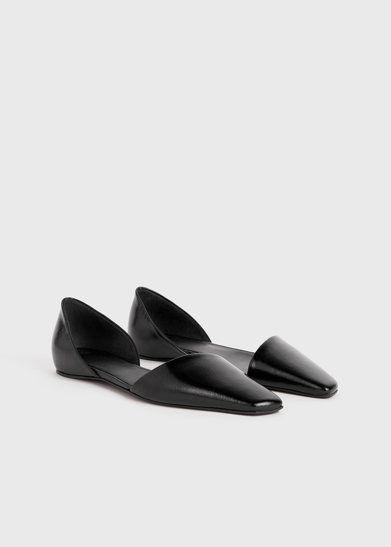 The Asymmetric D'Orsay Flat black 6