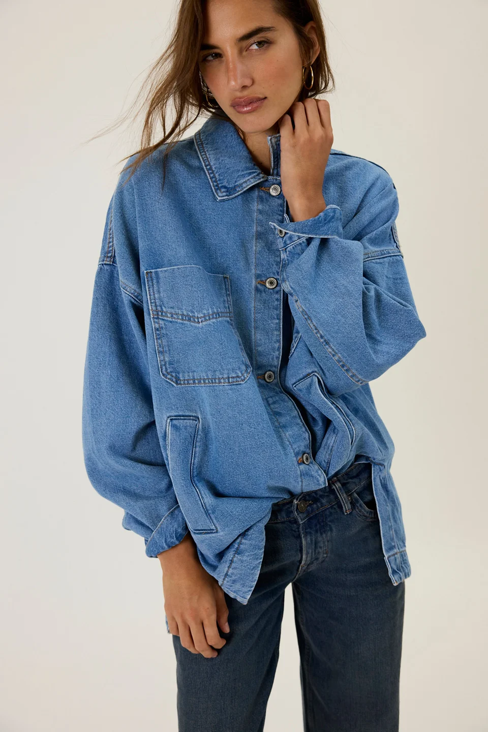 We The Free Madison City Denim Jacket - 1