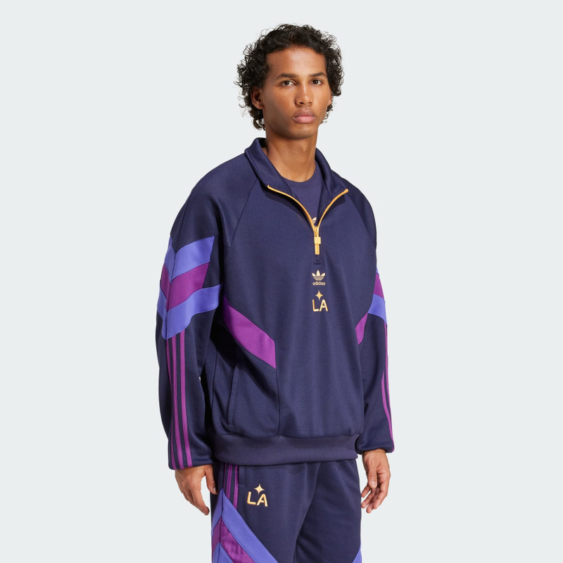 LA Galaxy Originals Half-Zip Crew Sweatshirt 4
