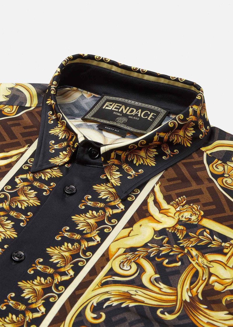 Fendace Gold Baroque Shirt 6