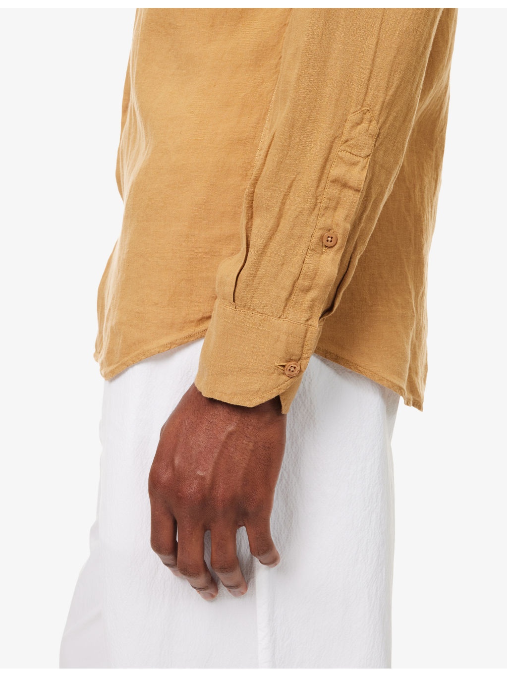 Antonio Long-Sleeve Linen Shirt - 5
