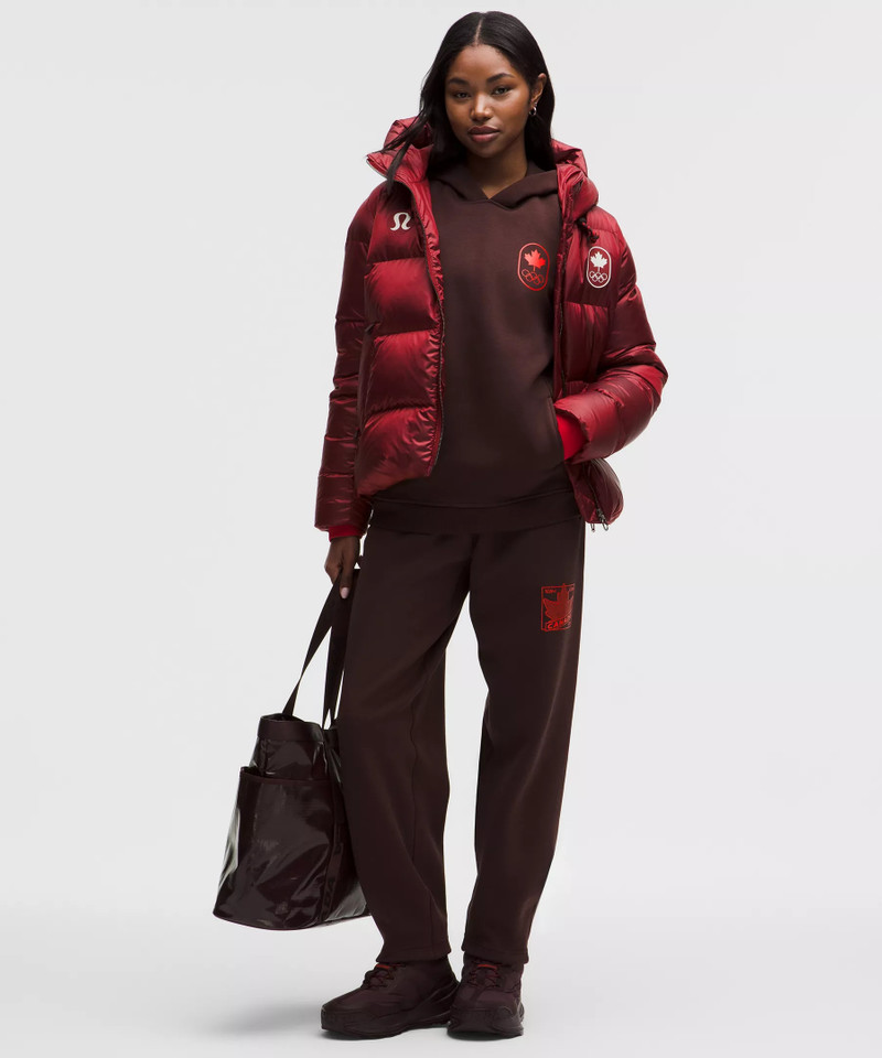 lululemon Team Canada Women's Big Cozy Ultra-Oversized Hoodie *COC Logo outlook