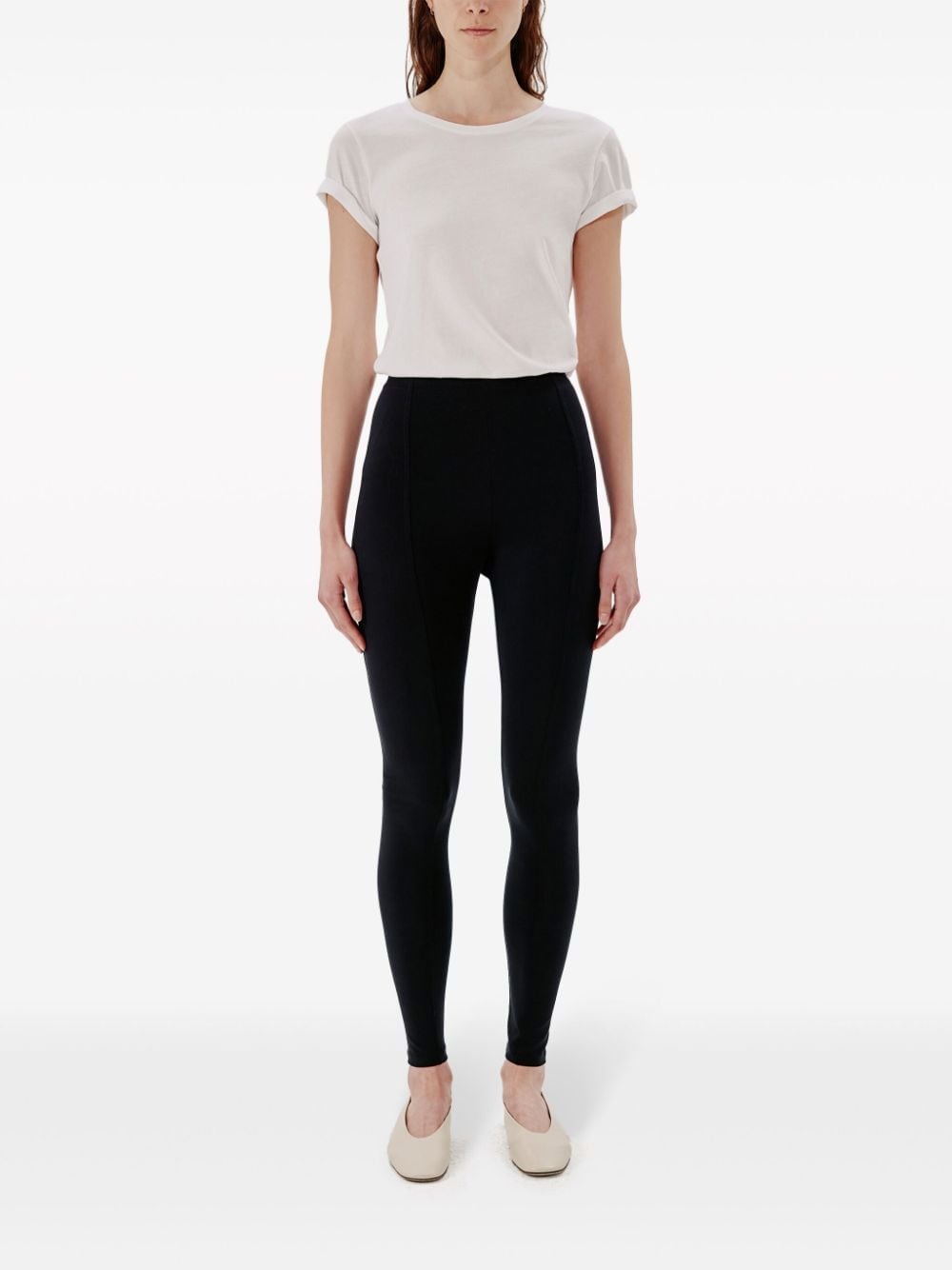 seam-detail high-waisted leggings - 3
